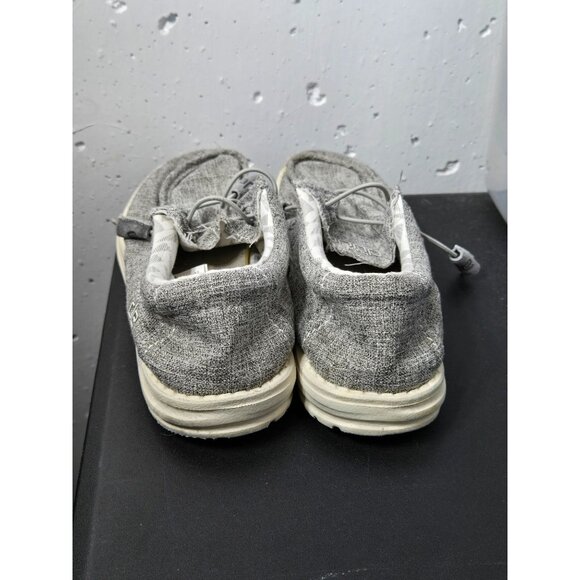 Hey Dude Mens Wally Linen Iron Loafer Slip On Shoes Size 9 Comfort Casual Light - Picture 5 of 15